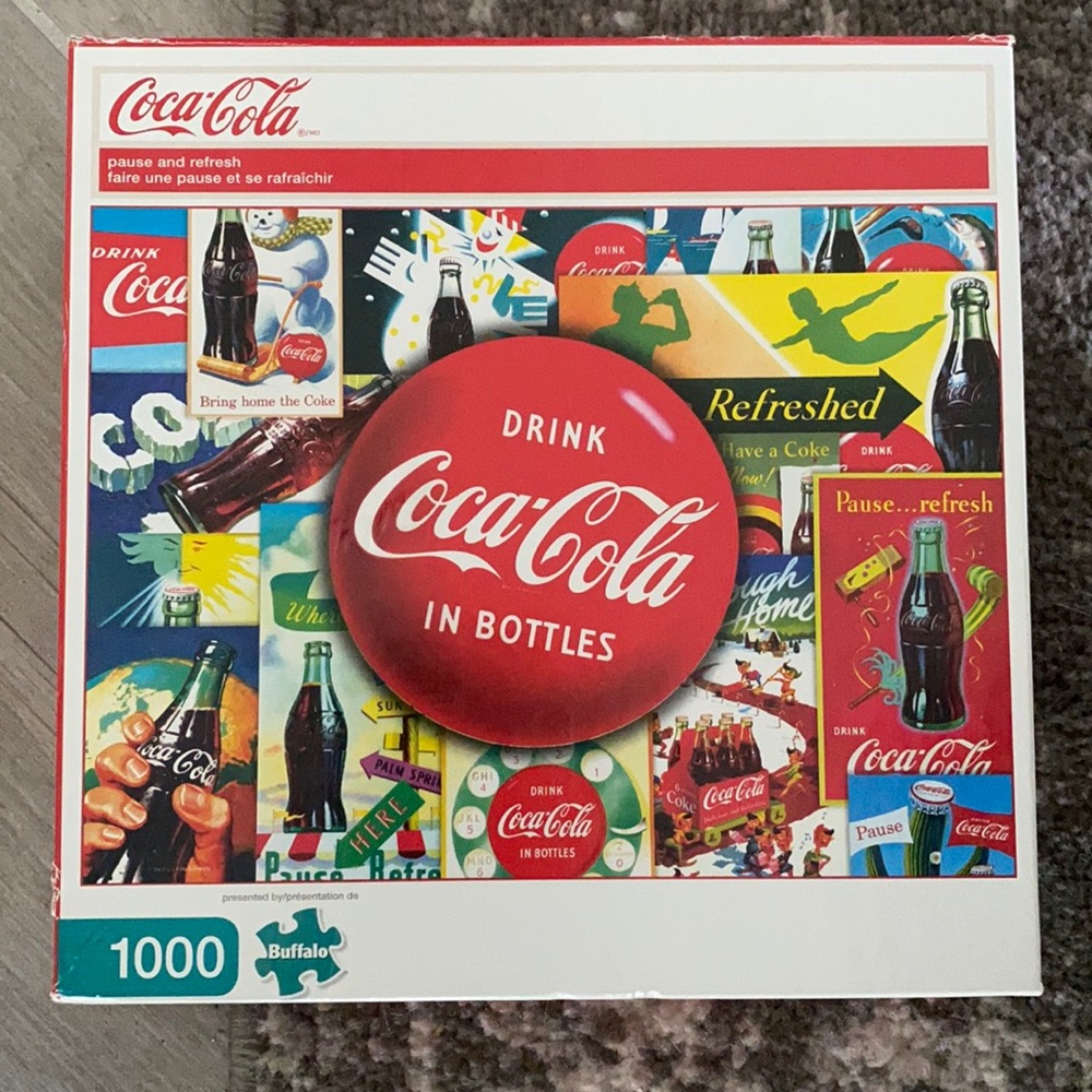 Buffalo Games 1000 pc Puzzle Coca Cola